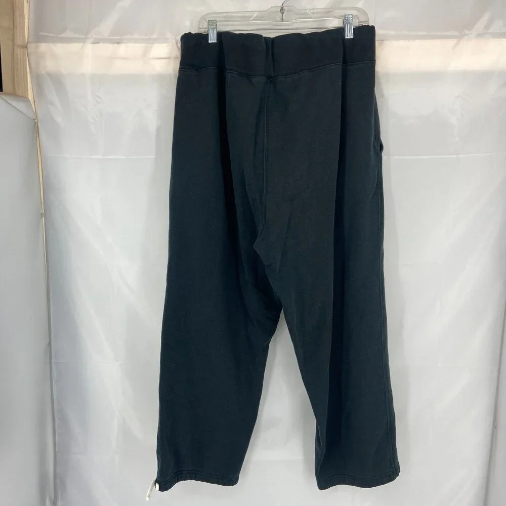 Polo Ralph Lauren Men Big 2X Sweatpants Black Straight Leg Drawstring Waist Adj